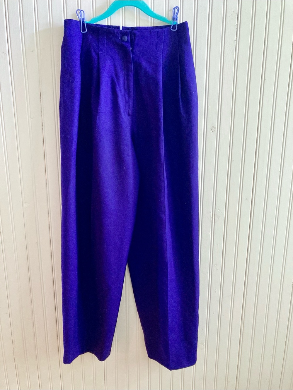 Mr. Jax Purple Wool Trousers